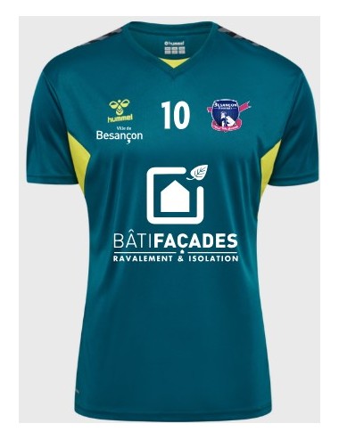 Maillot Vintage Besançon Domicile #13 - Groupe Nicollin - Taille L - État Moyen